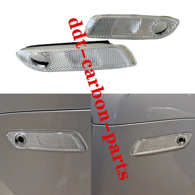 Pair For Rolls-Royce Ghost 2010-2019 LH&RH Side Fender light Without Bulb
