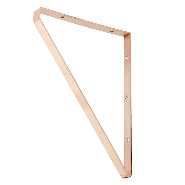 COPPER / ROSE gold Shelf Brackets £5.00 PicClick UK