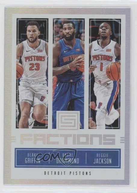 2018-19 Panini Status Factions Andre Drummond Blake Griffin Reggie Jackson #21