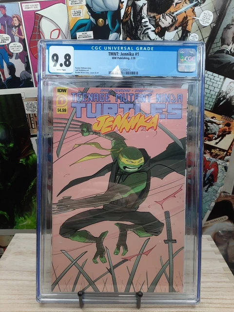 Comic TMNT Adventures #1 - 1ère Apparition Bebop & Rocksteady & Krang - CGC 9.8