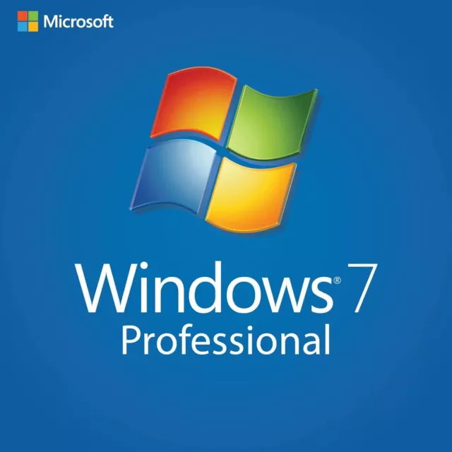 Windows 7 Professional Pro 64 Bit PC NOT for Virtual Machines