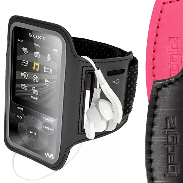 Armband Sport Brassard Coque pour Sony Walkman NWZ-E585 E384 Jogging Gym Housse