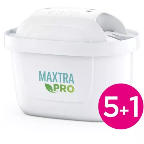 BRITA Maxtra Pro All-in-1 5+1 Filterkartuschen, Wasserfilter, 6er Pack, weiss