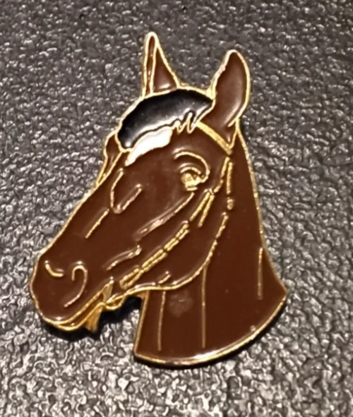 Broche Insigne De Chasse - Motif Tétras - Argenté Plaqué Argent - Occasion