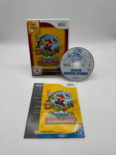 Super Paper Mario (Nintendo Wii, 2012) Anleitung OVP