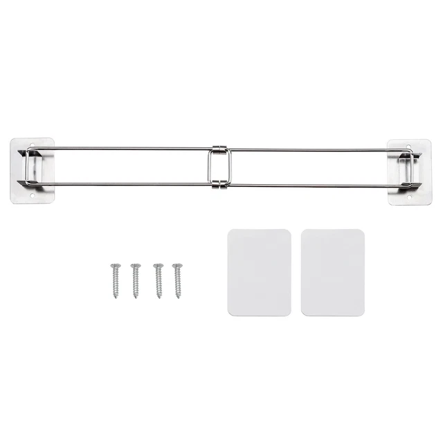 Misounda Asta Per Tenda Da Doccia Regolabile, 70x(45-70) x70 cm Bastone