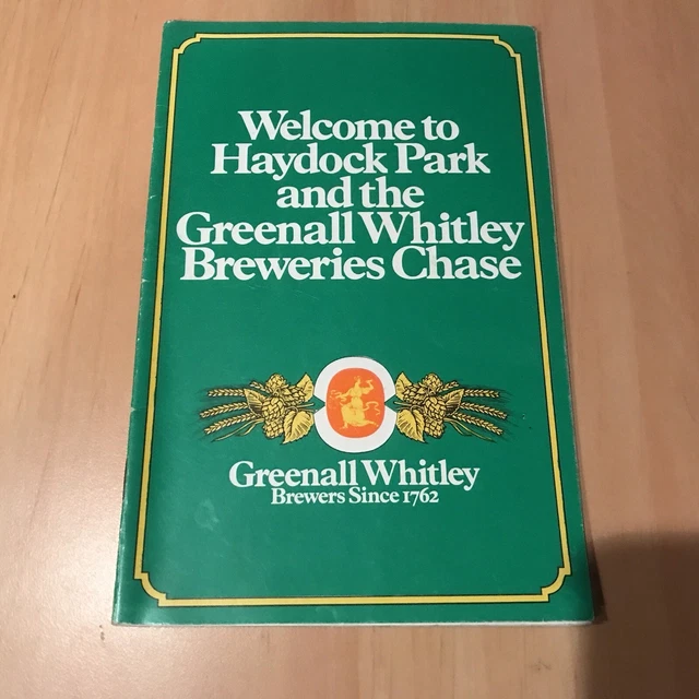 HAYDOCK MARCH 1984, Greenall Whitley Chase £4.99 PicClick UK