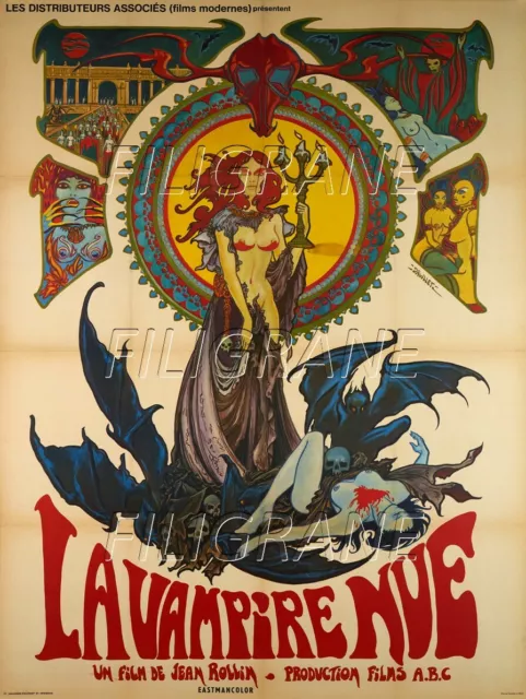 LA VAMPIRE NUE FILM Rzzi - POSTER HQ 50x70cm d'une AFFICHE CINéMA