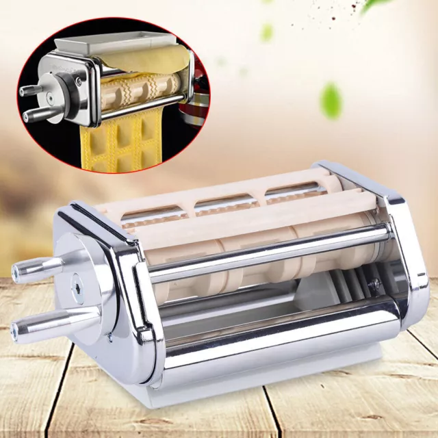 Pasta Roller & Cutter Attachment Set & Ravioli Maker Stand Mixer