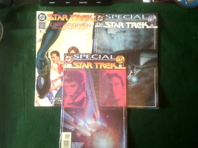 Star Trek Special Issues 1 to 3 DC Comics