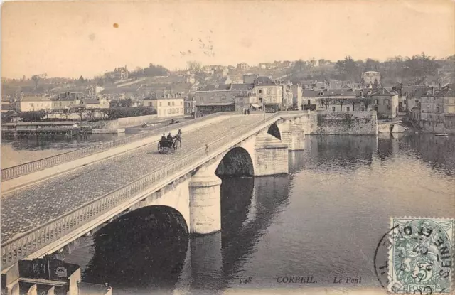 Cpa 91 Corbeil Le Pont