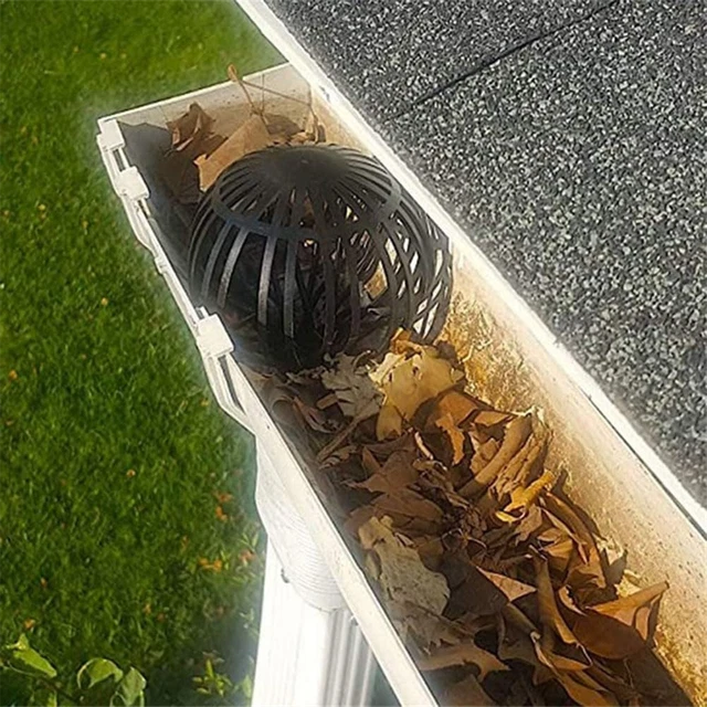 8PCS PLASTIC GUTTER Guards, Downpipe Leaf Guard, Downspout , Pipe