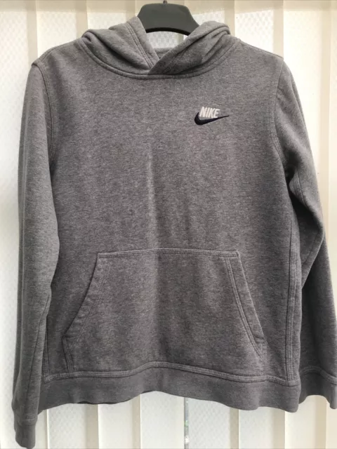 Boys Grey Nike Hoody Age 10-12