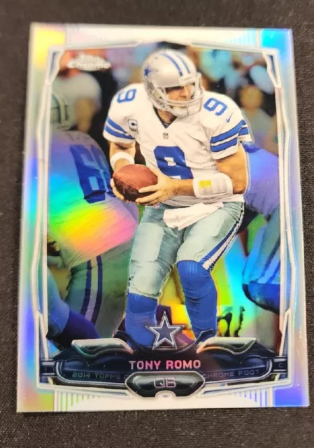 2014 Topps Chrome Refractor TONY ROMO Cowboys #77