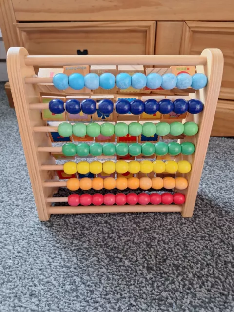 Wooden Alphabet Abacus