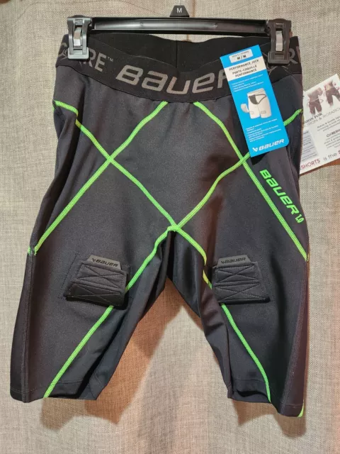 BAUER HOCKEY CORE 1.0 Compression Jock Shorts with Cup $45.00 - PicClick