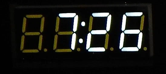 Two (2) Pieces of .56 Inch 4 Digit Common Anode White LED Clock Display