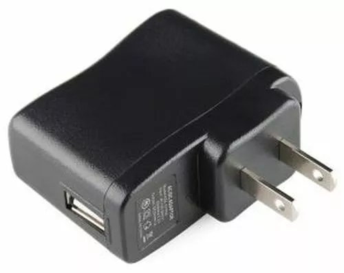 Power Supply 5V, 2A with USB connection, 100-240V AC Input