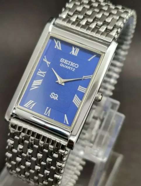 MONTRE BRACELET JAPONAISE POUR homme Seiko quartz mince forme
