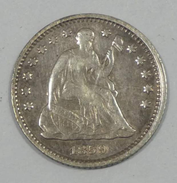 1859-O Liberty Seated Half Dime VERY FINE Silver 5c