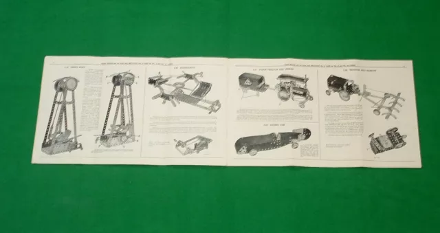 MECCANO Vintage Construction Toy Instruction CATALOGUE No 2a 1951 3