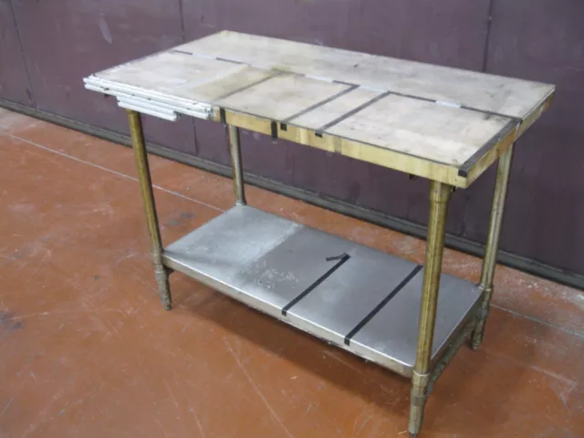 W. Industrial 48" x 24" Butcher Block Wood Top Utility Work Table MARYVILLE TN W. Industrial 48" x 24" Butcher Block Wood Top Utility Work Table MARYVILLE TN