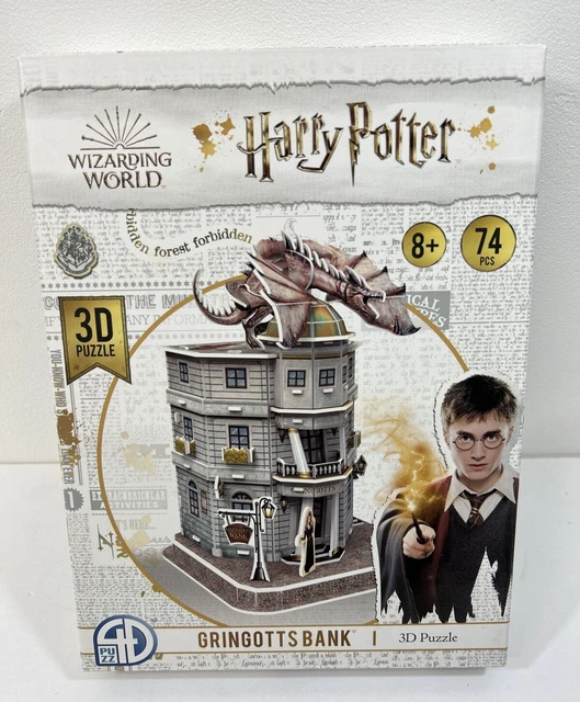 WIZARDING WORLD HARRY Potter Gringotts Bank 3D puzzle 74 pièces