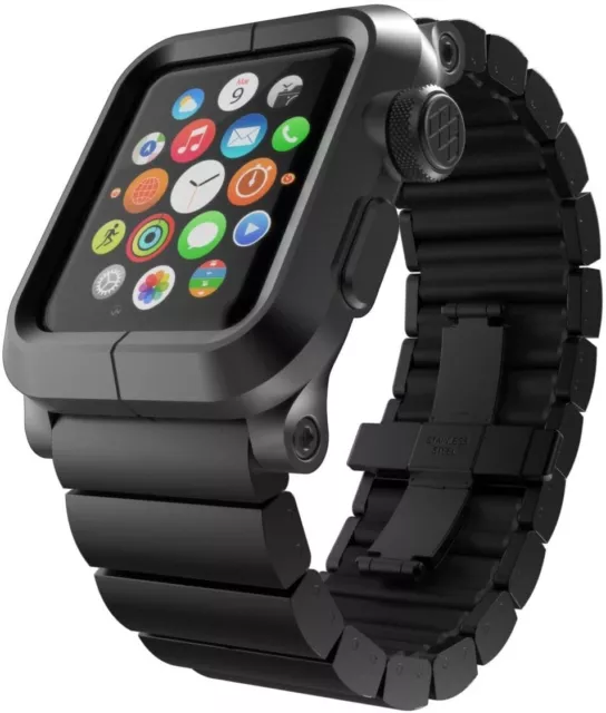 Lunatic Epik  ALUMINUM BRACELET Link for Apple Watch Series 1 42mm - Black