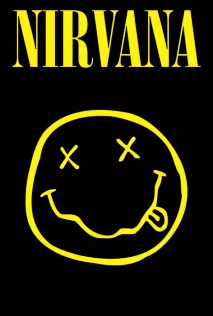 Nirvana.  Music A4+ Poster - Poster/Canvas Framed Made In England 5******