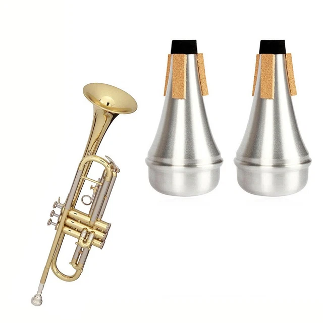 Sleek and Lightweight Aluminium Trumpet Mute Silencer for Convenient Practice