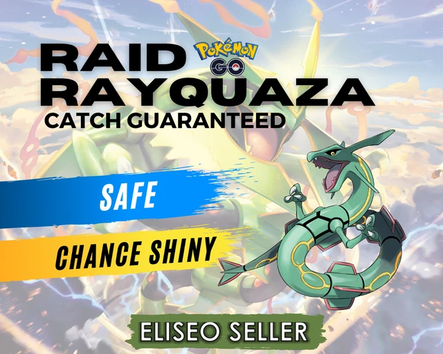 POKEMON RAID RAYQUAZA GO Catch Rayquaza Legendary Guaranteed Chance
