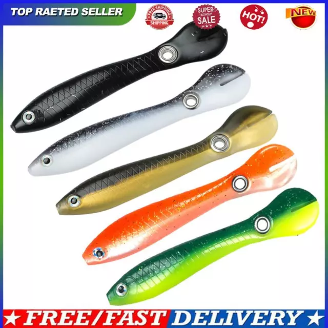 10cm/6g Soft Bionic Fishing Baits Lure Artificial Plastic Crankbait Wobbler