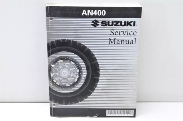 OEM Suzuki 99500-34100-03E AN400 Service Manual