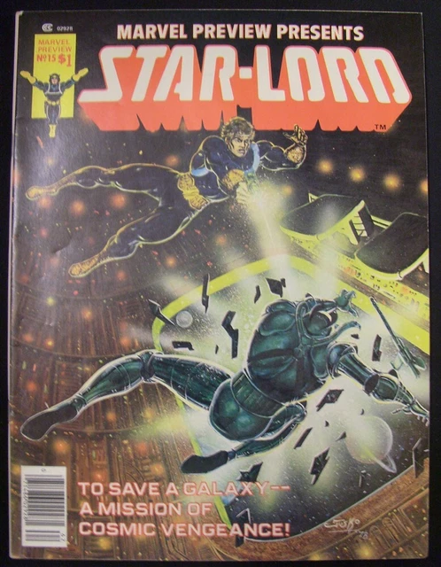 Marvel Preview 15 Star-Lord Magazine Comic Guardians Galaxy Jusko 1978 Vf-