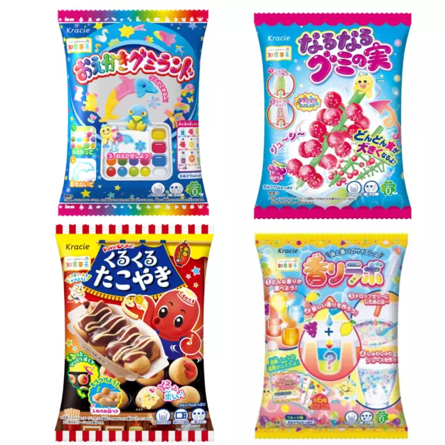 Popin Cookin Assort TypeC Set Educative DIY Gummy Candy Kit Kracie Made in Japan