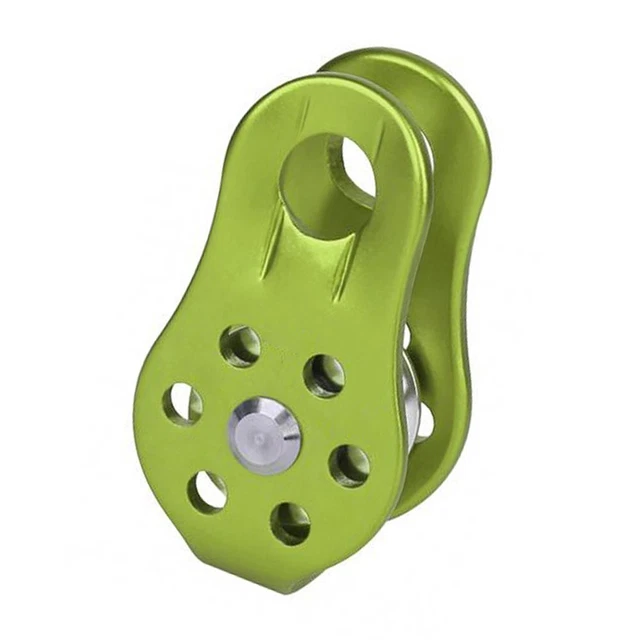 Poulie Triple D'escalade 30 KN Pour Arboriste - Corde Jusqu'à 13 Mm - Alliage Aluminium-magnésium Rouge