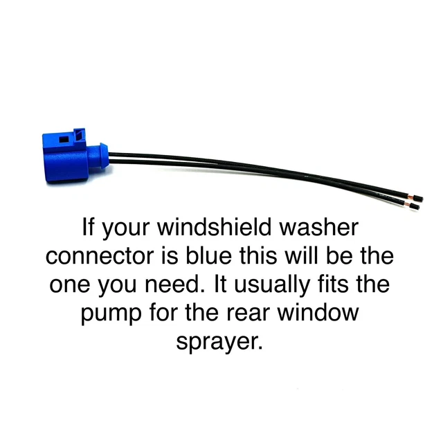 WINDSHIELD WIPER WASHER Pump “CONNECTOR” For 20182022 CHEVROLET CHEVY