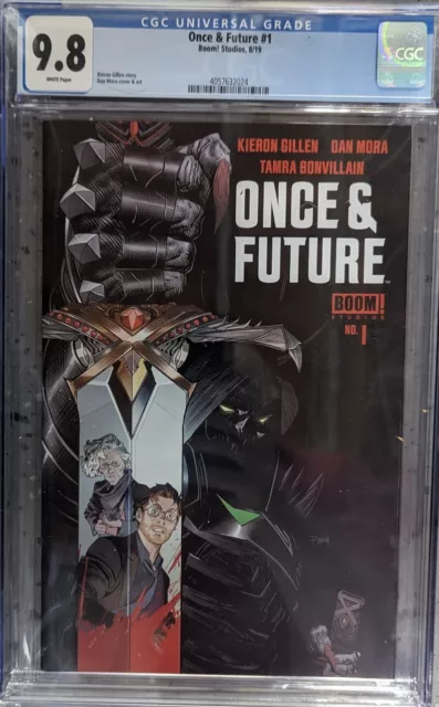 Once & Future #1 CGC 9.8 (2019) White Pages BOOM! Studios Kieron Gillen Dan Mora