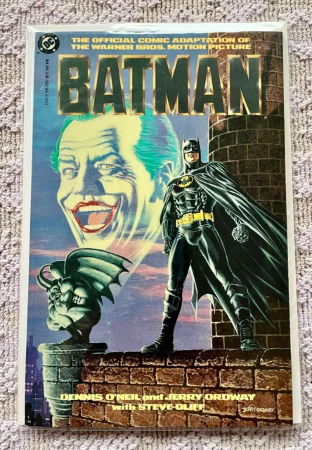 BATMAN OFFICIAL COMIC MOVIE ADAPTATION DC COMICS 1989 Michael Keaton 1st PRINT