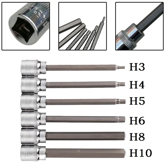 Kit D'Outils D'Accordage Piano – 3 Clés Octogonales + Douille – Pour Accordeurs Et Amateurs