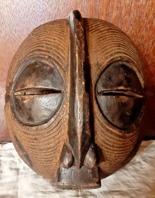 Vintage African Tribal Mask: Luba Kifwebe/Songye Kifwebe (DRC / Congo)