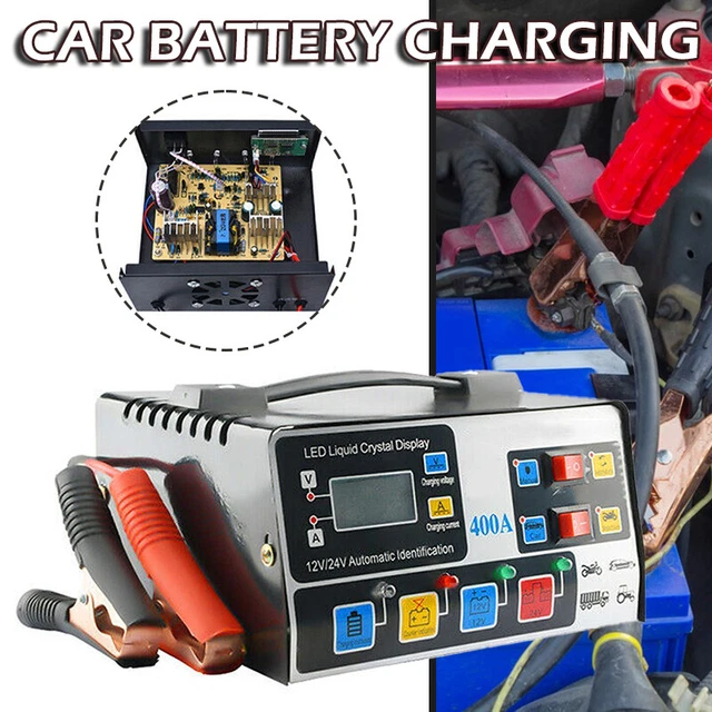 Heavy Duty Smart Car Battery Charger Automatic Pulse Repair Trickle 12V/24V y