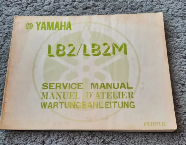 Werkstatthandbuch  Service Manual Yamaha LB 2 LB 2 M Chappy