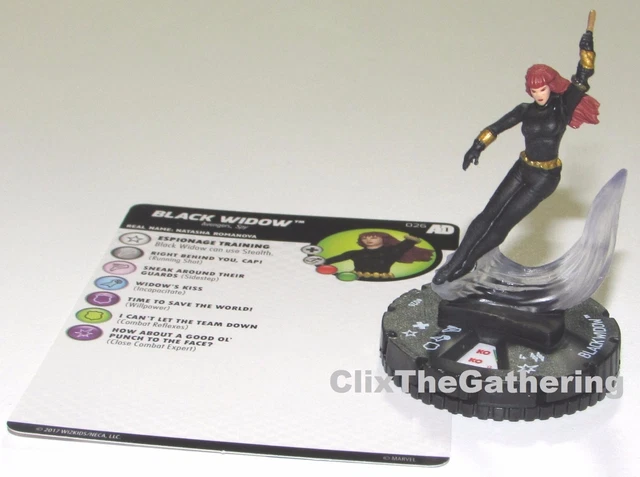 BLACK WIDOW #026 #26 Avengers/Defenders War Marvel HeroClix