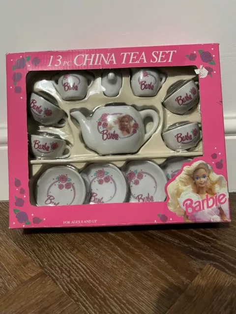 Barbie china cheap tea set 1992