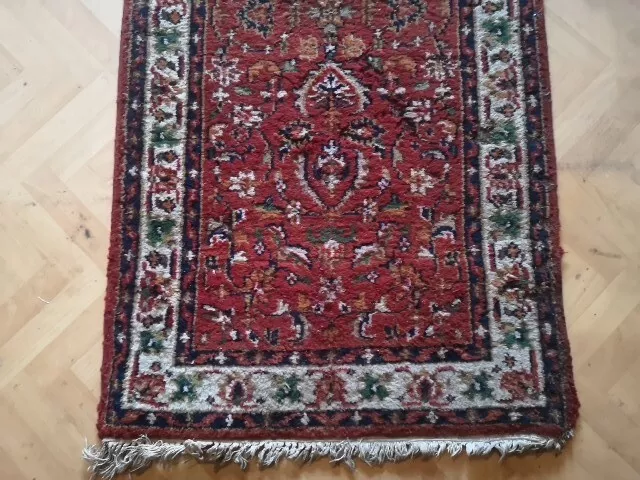 Antik Handgeknüpfter Perser Orient Teppich / Läufer Antik - Rug 245 × 72 Top! 2