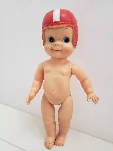 VINTAGE EFFANBEE FOOTBALL Doll Mickey All American 1950 s Helmet