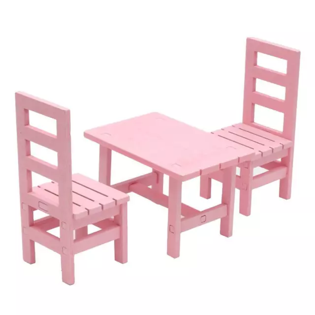 1:6 Dollhouse Miniature Dining Table Chairs Set Kitchen Furniture Accs