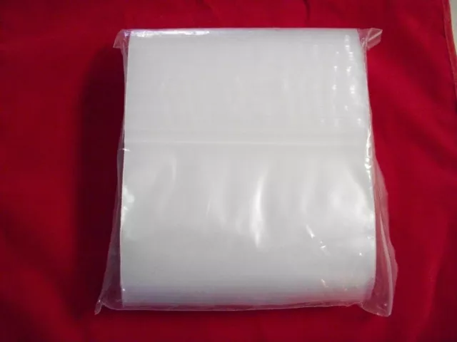 100 PACK) NEW 4 MIL ZIP LOCK WORM BAGS For Soft Plastic Fishing