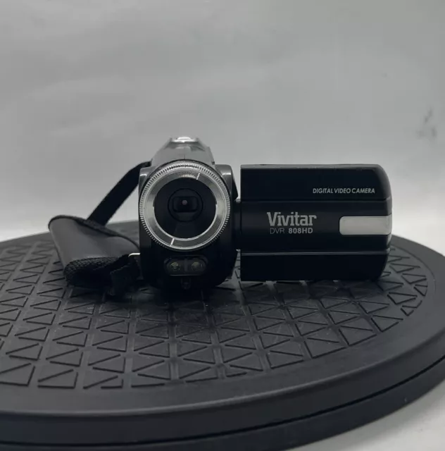 Vivitar DVR 808HD High Definition Handheld Digital Video Camcorder+1GB SD #442
